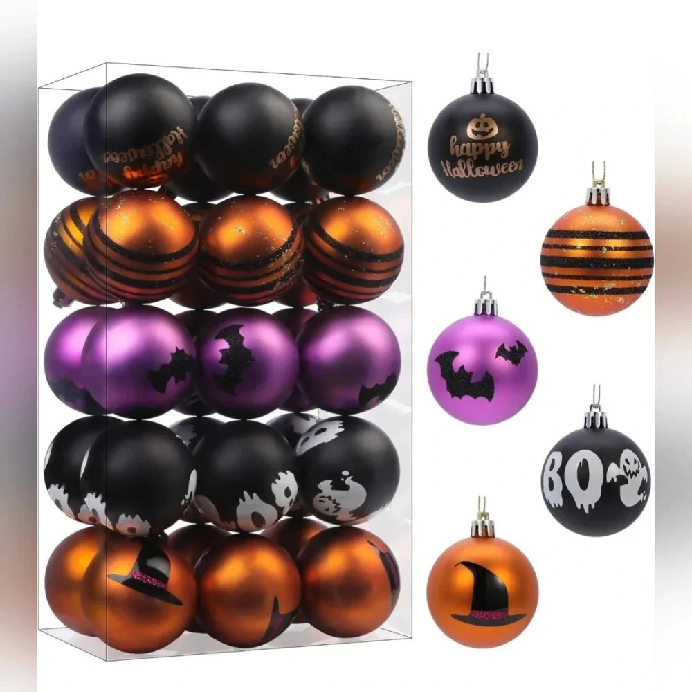 Halloween Tree Balls.‎ New in Box. 36 count. Decore, Decorations